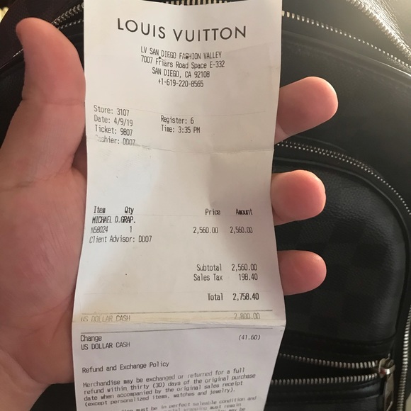 Louis Vuitton
Michael NM Backpack Damier Graphite - Picture 6 of 7